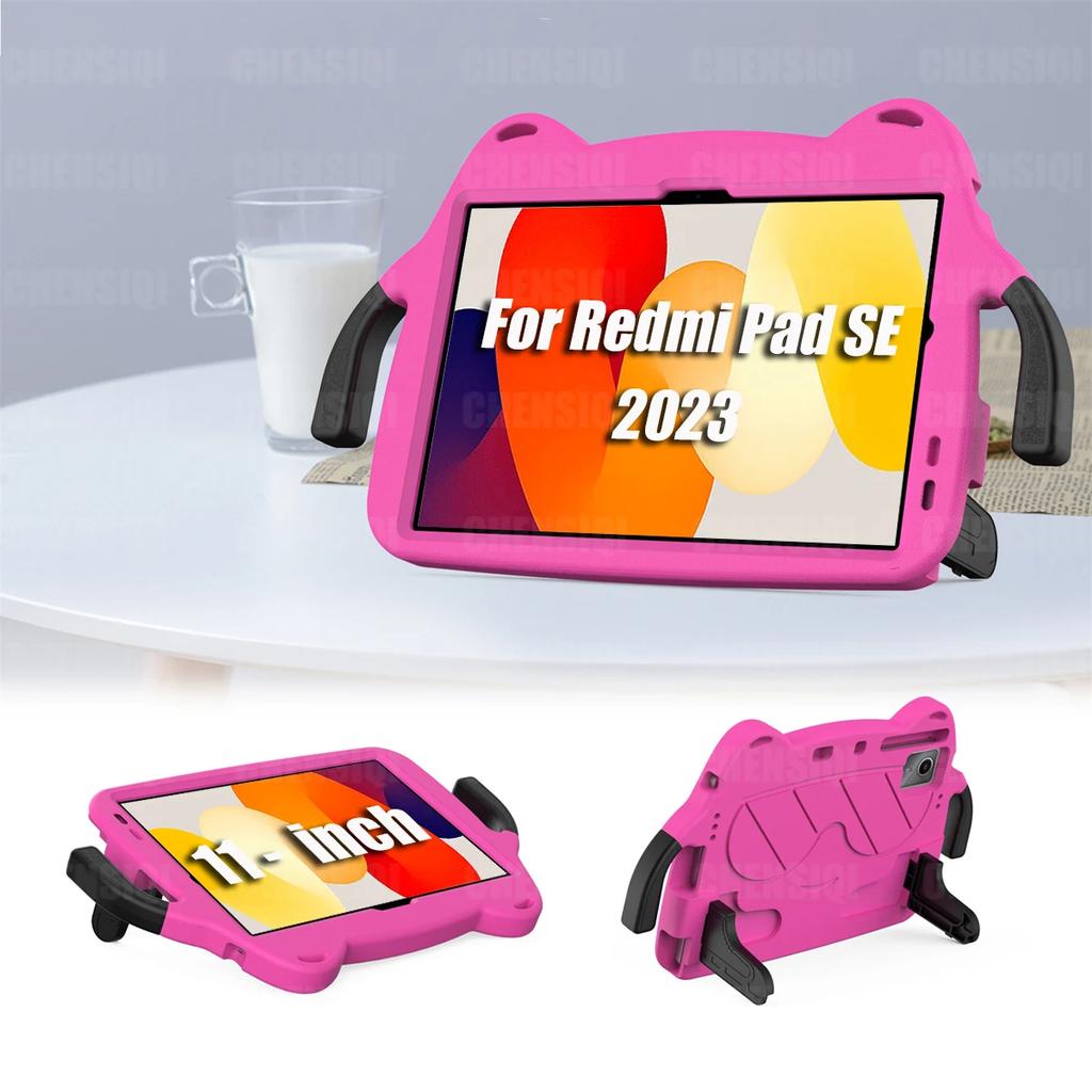 Kids EVA Stand Case For Redmi Pad SE 11 Inch Tablet Shockproof Handle Protective Case For Redmi Pad SE 11" Cover