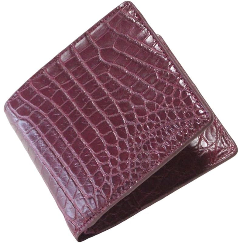 

[Berkut] wine crocodile coin purse coin case Genuine leather leather compact mini mini size men s male ladies woman genuine leather Thin thin small
