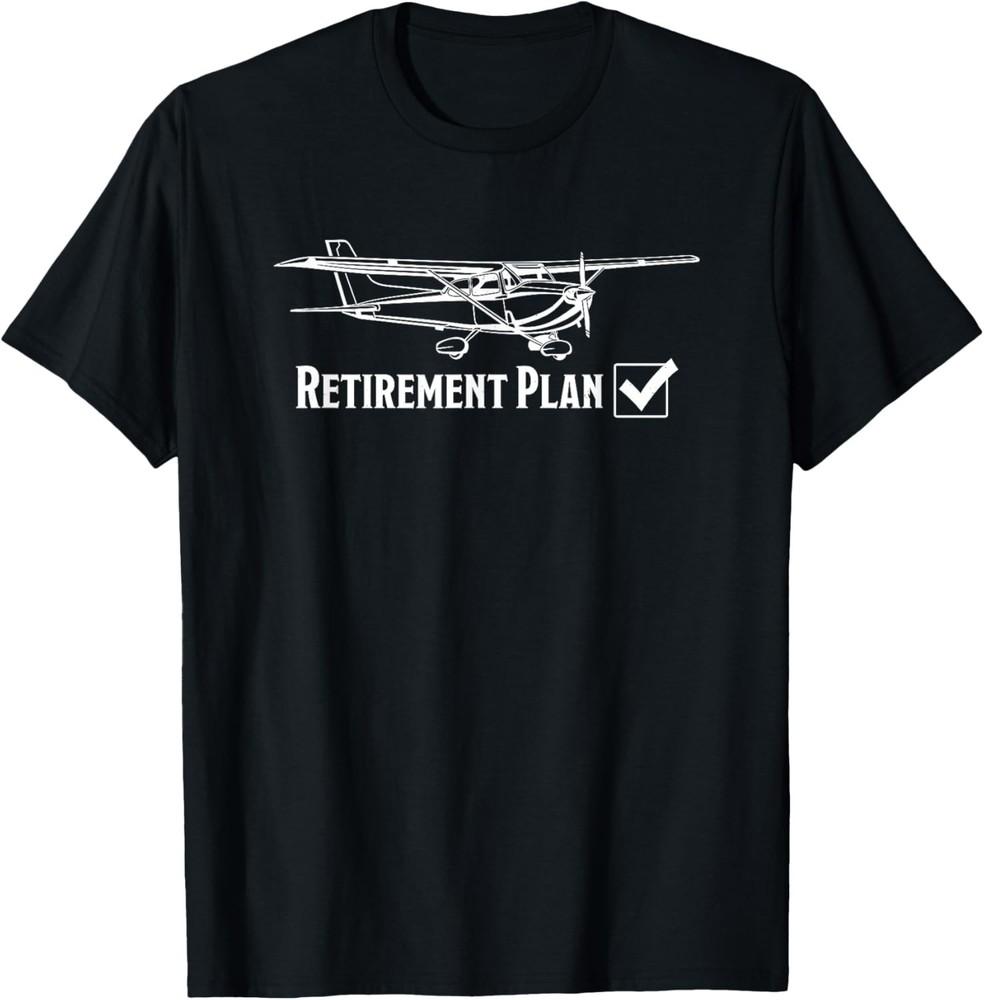 

Aviation Flight Flying C172 Airplane Retirement Pilot Gift Unisex T-Shirt XL