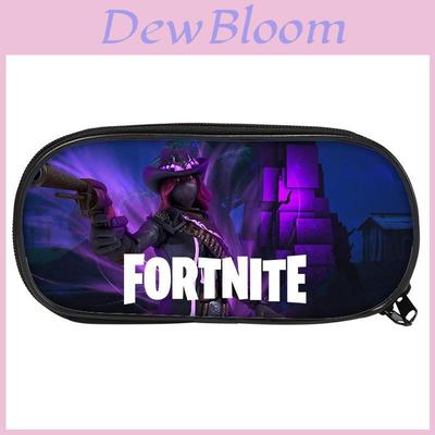 Fortnite Pattern Student Single Layer Stationery Pencil Bag Stationery Storage For Students Casual Style
