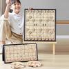 Großes chinesisches Schachspiel Tragbares magnetisches und klebendes Brett Strategie-Spiel-Set zum Lehren Lernen Partys Zuhause