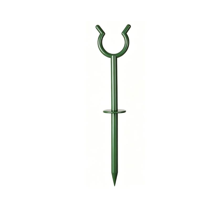 Pack Of 10 Green Plastic Garden Hose Guides For Secure Lawn Irrigation And Maintenance