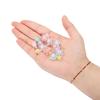 20Pcs/Lot Transparent Five-pointed Star Shape Acrylic Charm Spacer Loose Beads for Jewelry Making DIY Bracelet Accessories