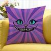 Cool CCheshire CCat Various Sizes Square Pillow Case For Car Home Bedchamber Decor