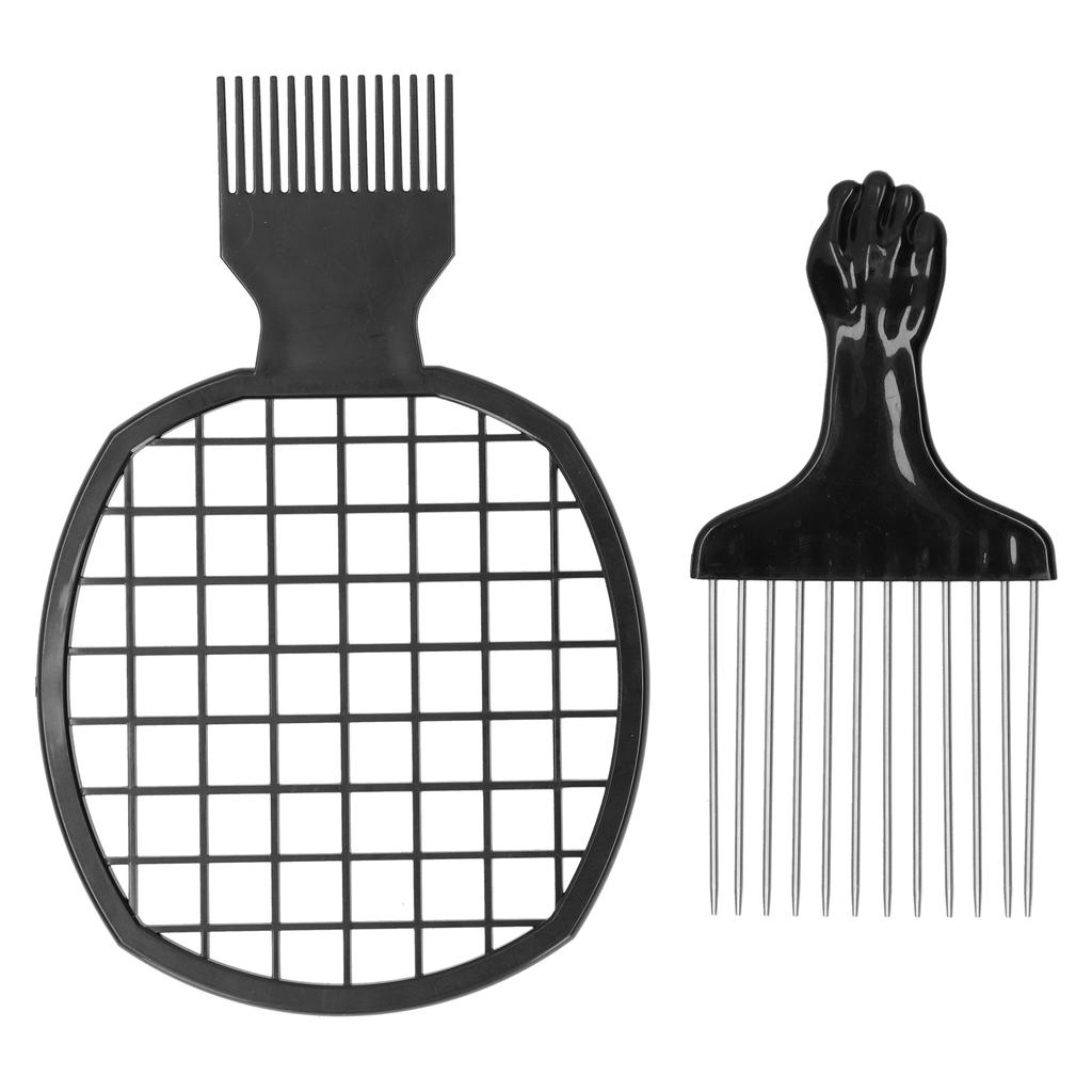 Hair Pick Comb Fist Wide Teeth Afro Twist Comb Barber Hairdressing Tool for Hair Salon