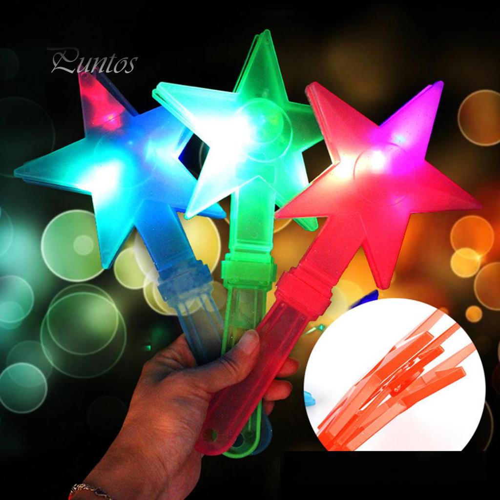 Buy 1Pc Star LED Hand Clapper Noise Maker Flash Light Glow Stick Party ...