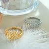 Vintage Leaf Cutout Adjustable Ring - European & American Fashion