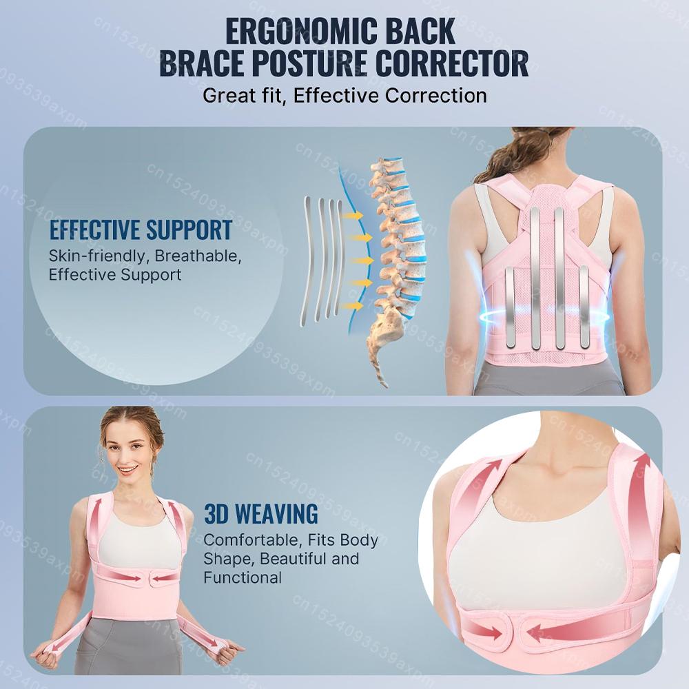 Back Brace Straightener Posture Corrector for Scoliosis Hunchback Correction Back Pain Spine Corrector Support Posture Trainer