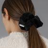 pearlymore velvet black scrunchie