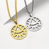 New Trendy Illuminati Pyramid Charm Necklace Men's Necklace Jewelry