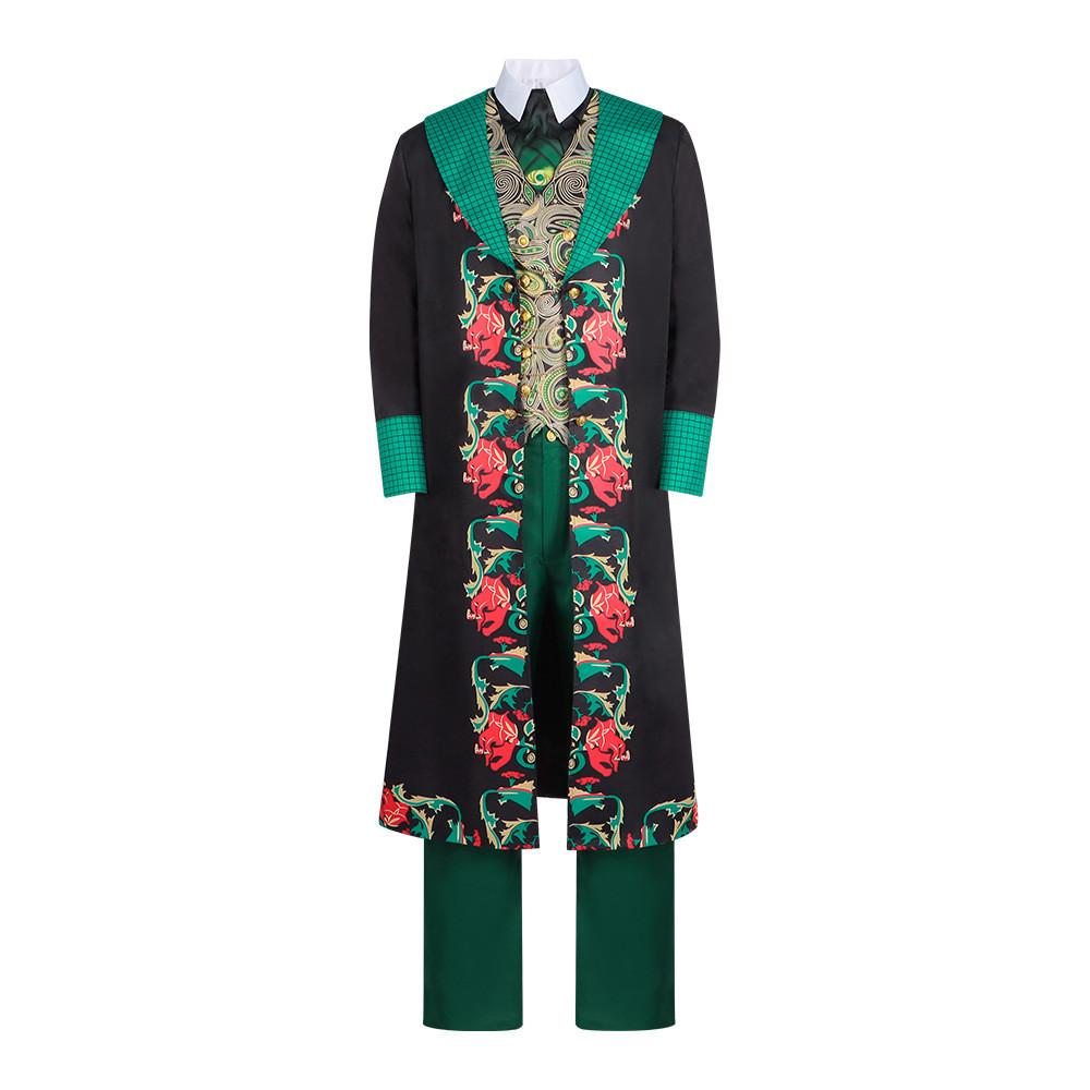 Wicked Witch Cosplay Costume For Adults With Polyester Fabric Halloween Stage Performance