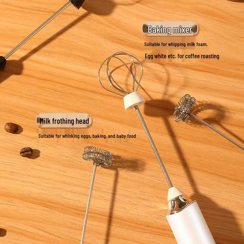 ZISIZ Electric Milk Frother & Egg Beater