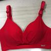 Traceless thickened hollow small chest upper support sexy no steel ring gathering bra cover