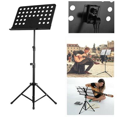 Taşınabilir Metal Müzik Standı Piyano Keman Gitar Nota Aksesuarları İçin Çıkarılabilir Müzik Aletleri