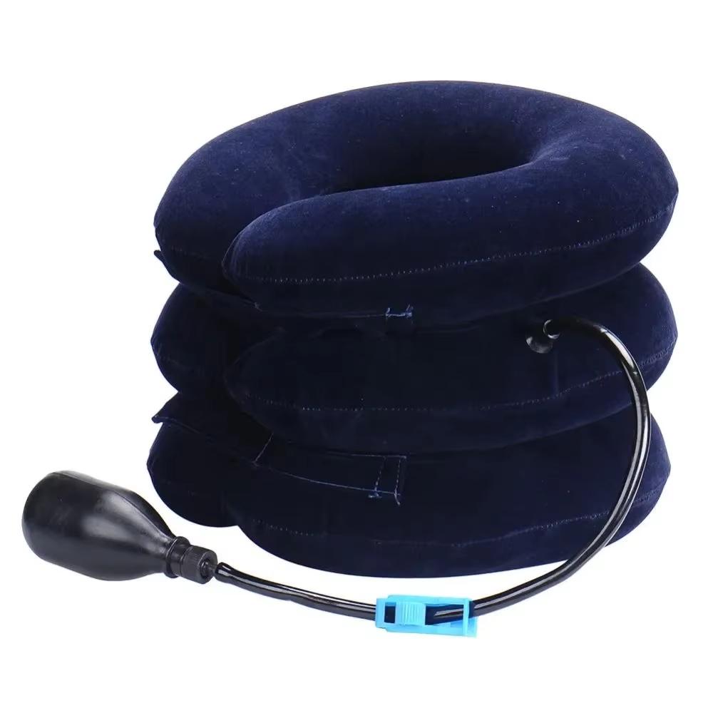 

Durable And Safe Neck Support Cushion Inflatable Air Cervical Neck Traction Device Pain Stress Relief Tractor Support Massage Neck Pillow Neck Su