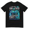 Level 10 Unlocked Awesome Since 2015 10th Birthday Gaming T-Shirt
