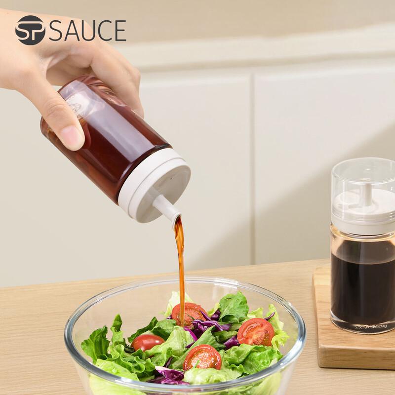 SP SAUCE 3-Pack Leak-Proof Glass Oil & Vinegar Dispenser Set