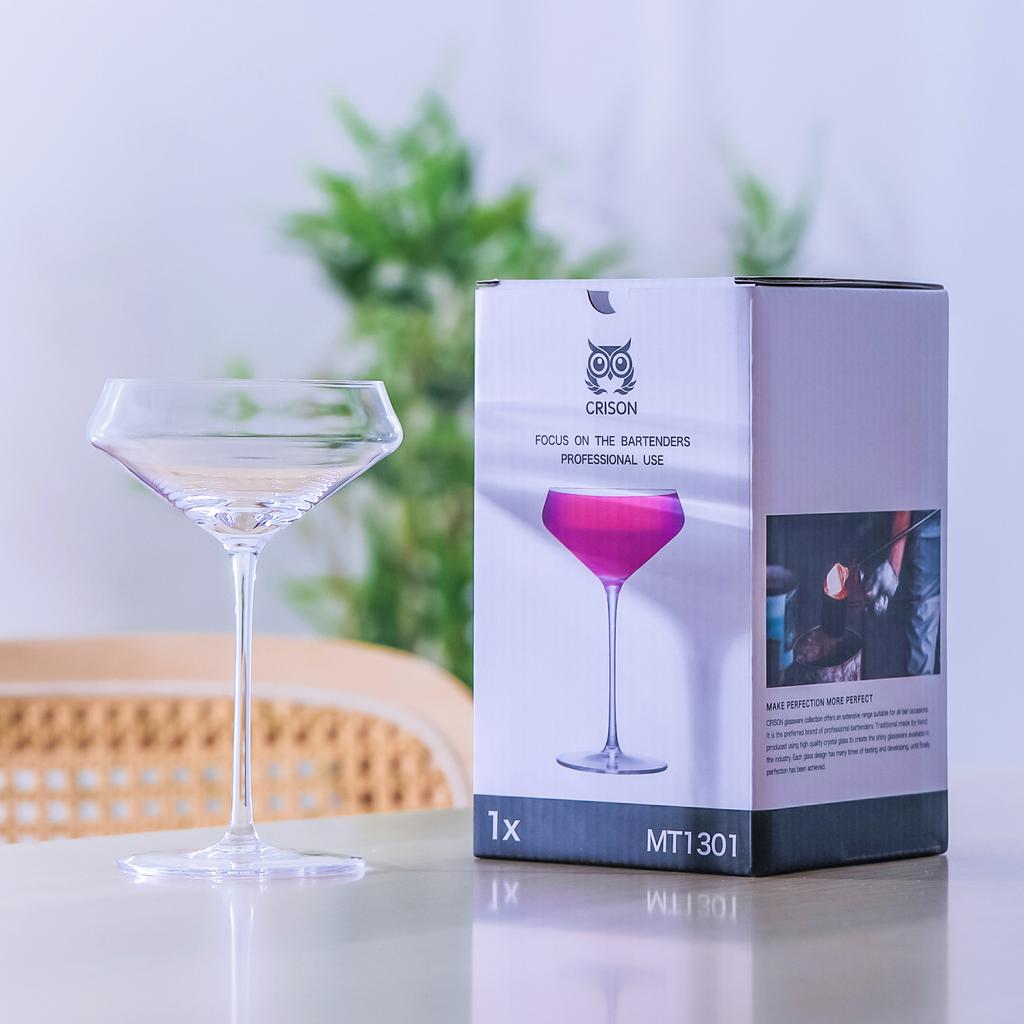 MT1301 CRISON Japanese Crystal Cocktail Glass Champagne Wine Glass Martini Metropolis Cup 150ml