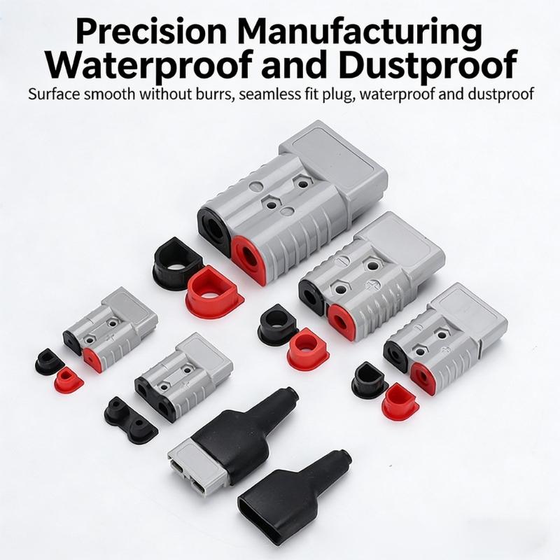20Pcs Silicone Battery Connector Caps Dust And Moisture Protection For Car Marine Electrical Systems