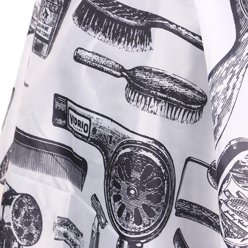 Wasserdichtes Haarschneideumhang Tuch Haareschneiden Muster Salon Friseurumhang Friseurschürze Wickelkleid Werkzeuge Friseurschürze