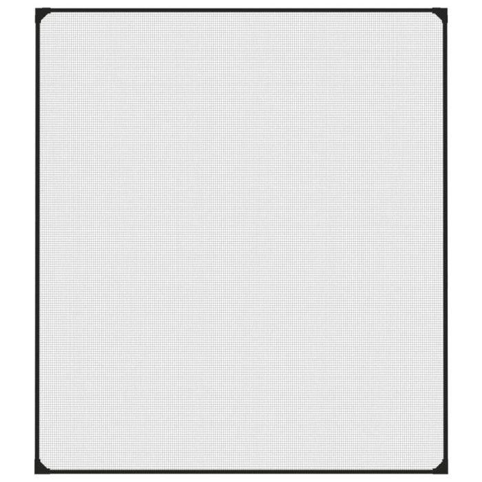 VidaXL Moustiquaire magnétique pour fenêtres anthracite 130x150 cm 153856