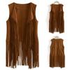 Women's Spring and Summer Thin Fringe Horse Clip Women Slim Slim Sleeveless Vest Top