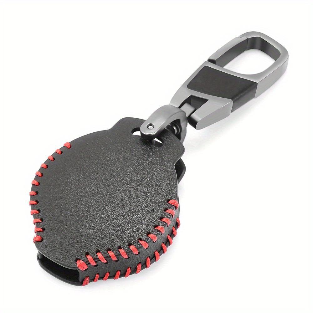 Hand-Stitched Full-Coverage Key Pouch for BMW Mini, Scratch & Wear Resistant, Fits Three-Button Key