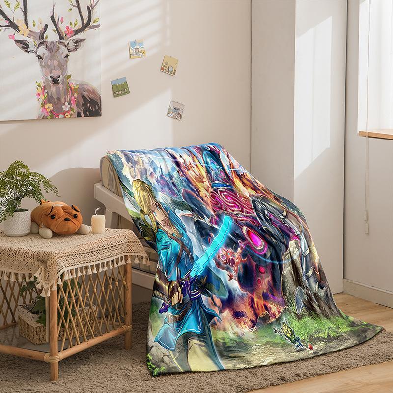 Cartoon Double-Sided Flannel 3D Digital Printing Blanket Blanket