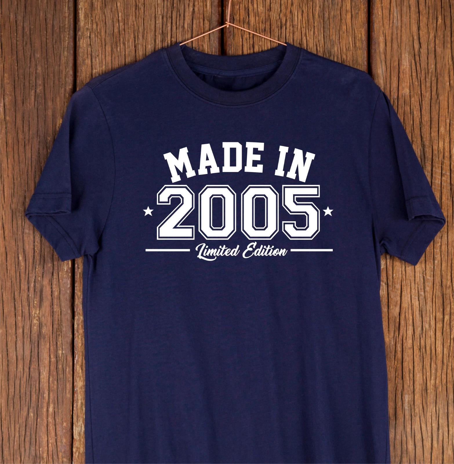 Made In 2005 T-Shirt - Novelty Fun 21st Birthday Gift, 21st Birthday T-Shirt 3XL