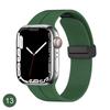 Magnetic Silicone Sport Band with Folding Buckle for iWatch/Apple Watch S10