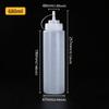 240-1000ml Plastic Pointed Mouth Squeeze Type Made Environmentally Friendly Bottles Containers For Sauces Ketchup BBQ Syrup Oils