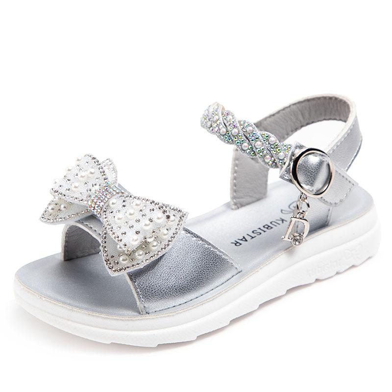 New Fashion Summer Korean Version of Princess Little Girl Soft Bottom Open Toe Sandals