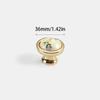 Zinc Zinc Zinc Alloy Gold Kitchen Cabinet Handle Light Luxury Ceramic Drawer Pulls  Wardrobe