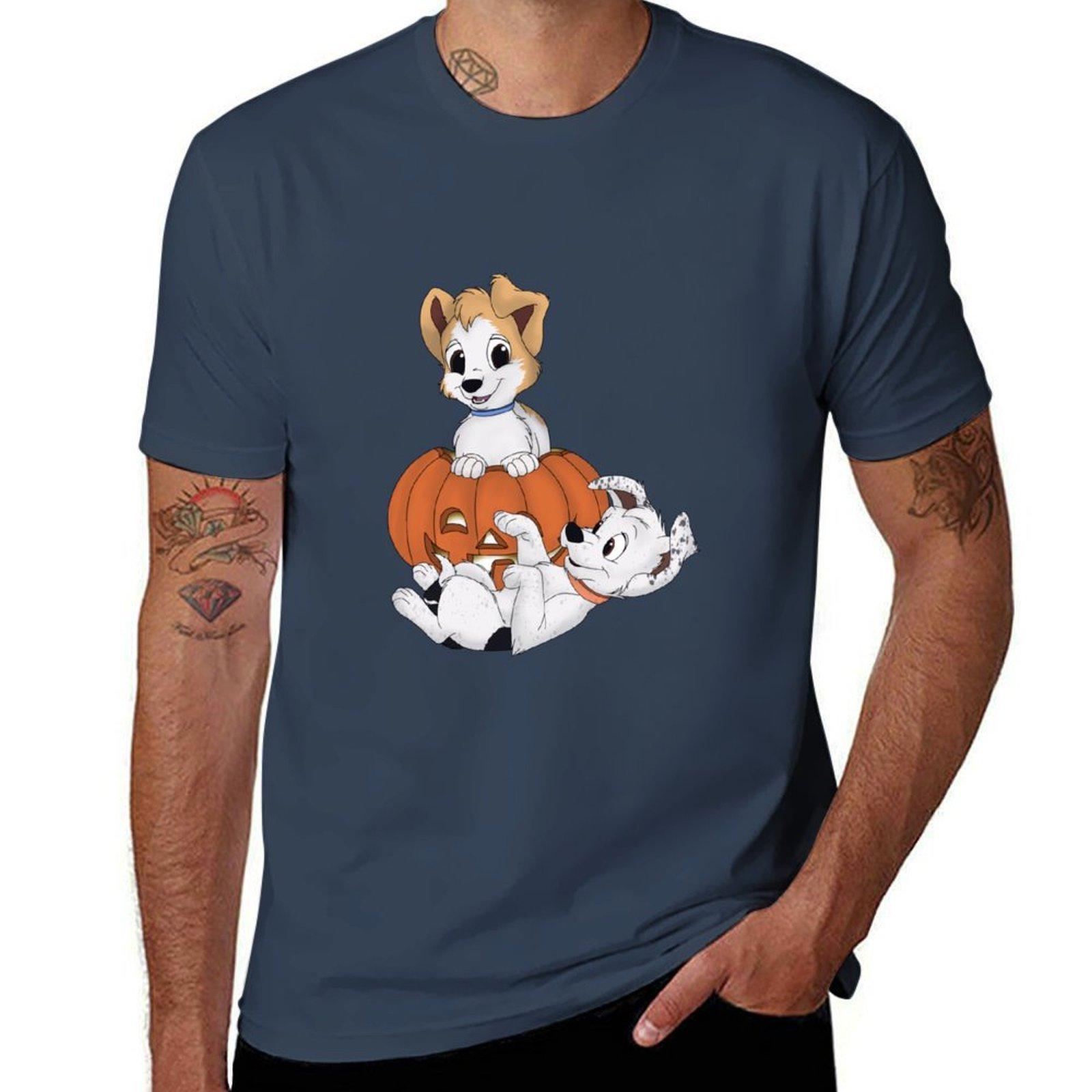 Fox and Rosco Halloween TShirt Big and Tall Casual TShirt S