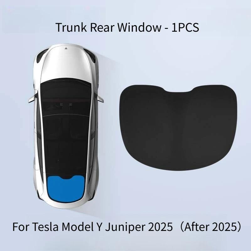 For Tesla Model Y Juniper 2025 Car Side Window Sun Shade Curtain Summer Sun Protection Sunshade Cover UV Car Privacy Curta