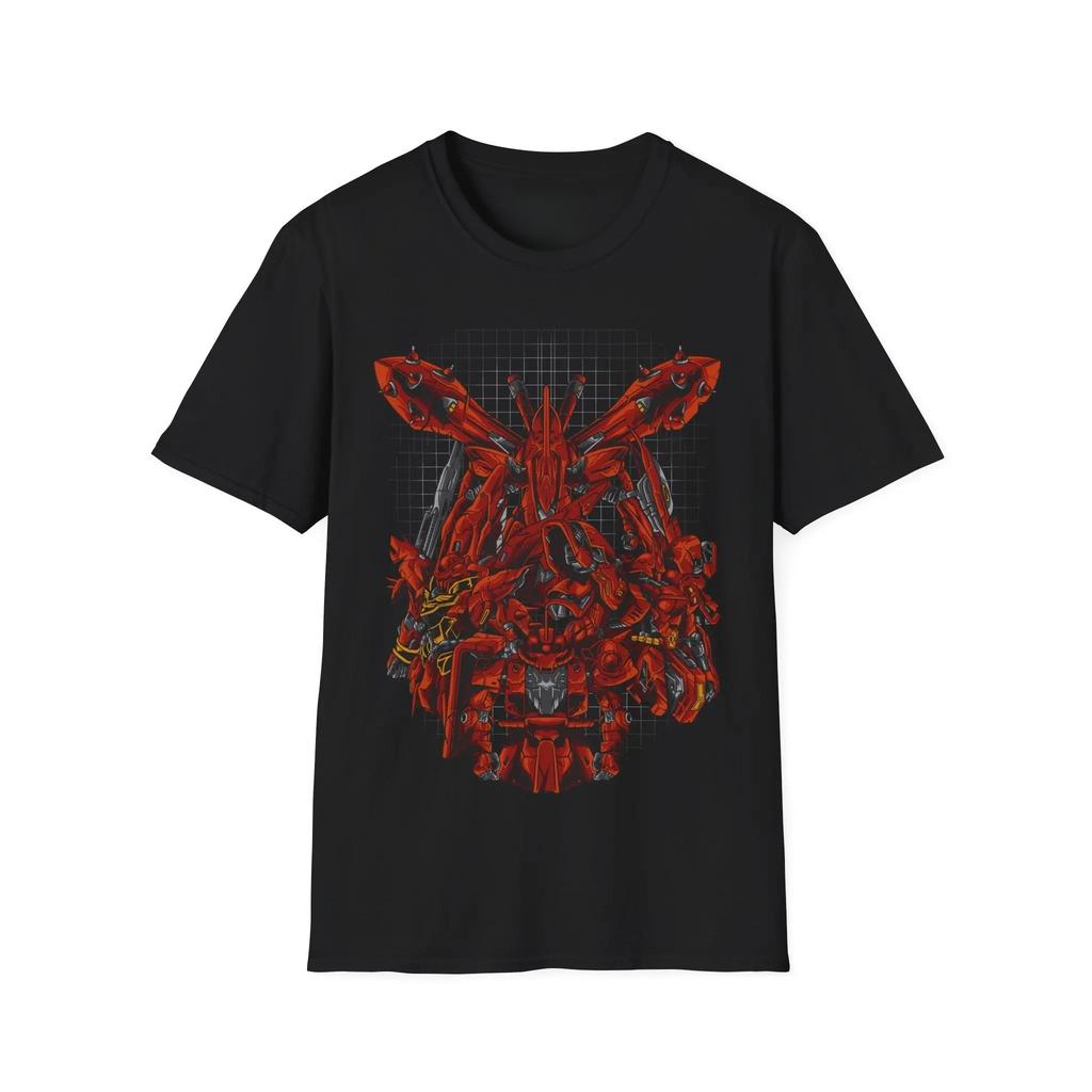 Mobile Suit Gundam Grafik T-Shirt 100% Baumwolle Oversized Unisex Shirt Y2k Unisex Kurzarm Rundhals Verkauf Beliebt Hohe Qualität