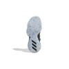 adidas Lockdown J Fabric Slip Resistant Abrasion Resistant Mid Top Children's Basketball Shoes White Black Unisex GZ3084