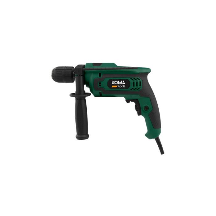 Perceuse à percussion filaire - KOMA TOOLS - 710W - Mandrin 13 mm - Vitesse variable - Ergonomique