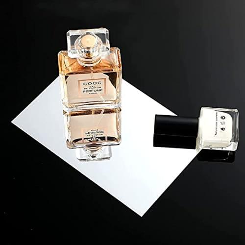 Set of 10 Shatterproof Acrylic Full-Length Mirrors, DIY Wall-Mounted Mirrors, Perfect for Bathrooms (15*15cm)