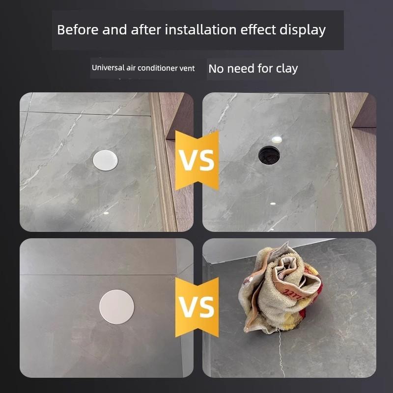 Air Conditioning Vent Cover, Decorative Cover for Air Conditioning Holes, Hole-Covering Gadget, Round Pipe Cover, Decorative Cover for Large Holes