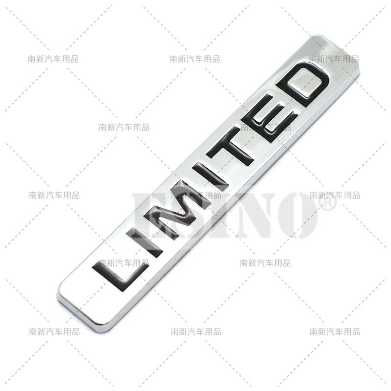Car Styling 3D Limited Trunk Zinc Alloy Adhesive Emblem Fender Rear Body Tailgate Badge For Jeep Cherokee Compass Wrangler