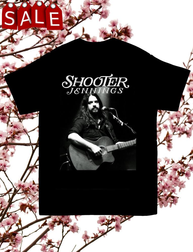 

Shooter Jennings Cotton Black T- Shirt Gift Men All Size S to 3XL Unisex T-Shirt L