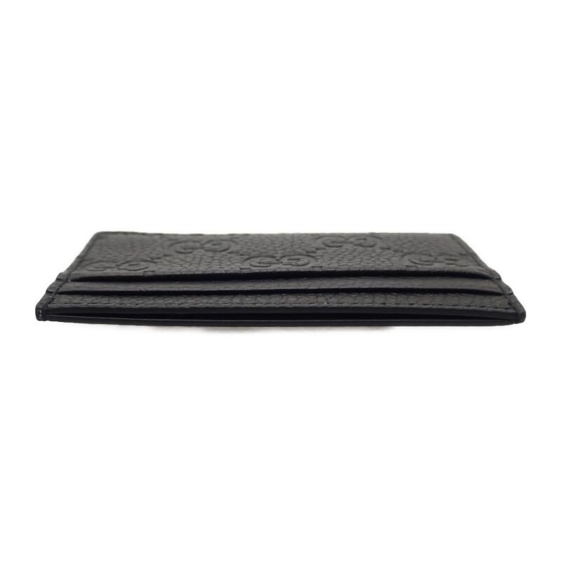 GUCCI  835151AAE511000 Card Case black Grain leather mens