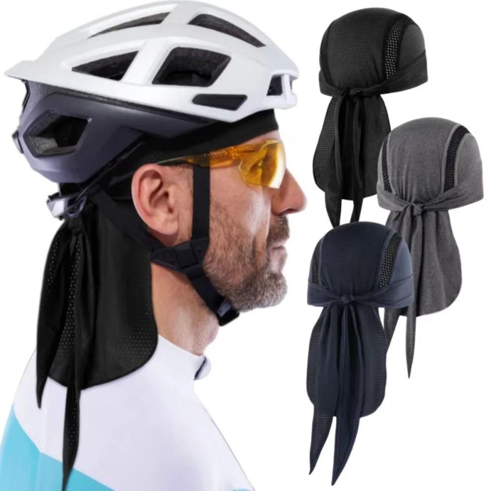 Sweat-Absorbent Outdoor Cycling Headscarf Breathable Bandana Cap Helmet Liner Pirate Hat Moto Bike