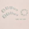 Summer Silver Glitter Flash Toenail Tips: Wearable, Removable European & American Manicure Nail Patches