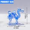 Handmade Camels Statue Glass Camels Figurines Art Glass Animal Miniature Figurines for Collectibles,Home Decoration,