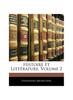 წიგნი Histoire Et Littérature, Volume 2