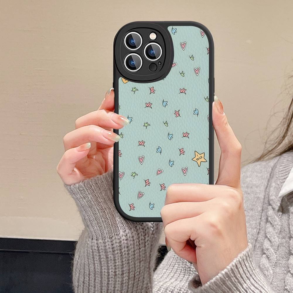 

New Heartstopper Anime Phone Case For IPhone 15 14 13 12 11 16 Pro Max Plus Leather Soft Cover iphone XR