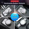 For Mercedes Benz A B C E GLA CLA ML GL GLS GLE W176 W246 W242 X117 X156 W166 X166 W204 W212 Car Multimedia Button Cover Sticker