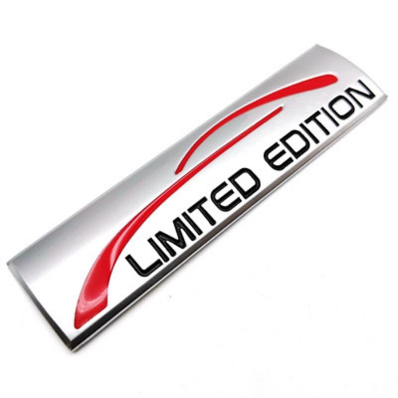 3D Metal Limited Edition Emblem Badge Sticker Decals Car Styling Accessories